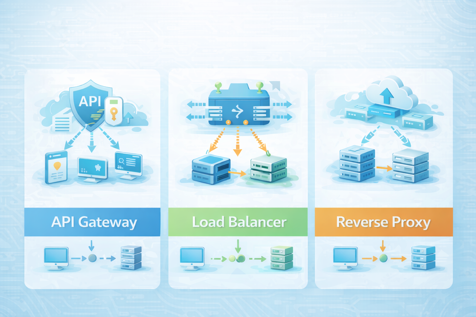 API Gateway vs. Load Balancer vs. Reverse Proxy: What's the Difference?